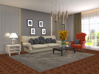 Distressed Wool Tabriz Persian Area Rug 6x9