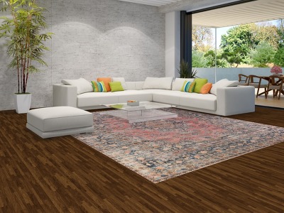 Floral Wool Mashad Persian Area Rug 10x12