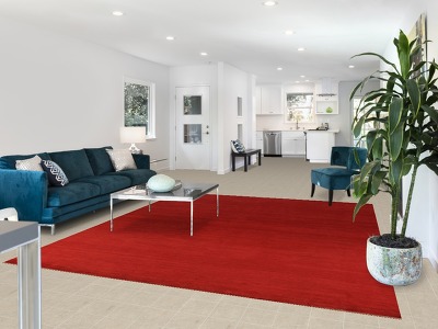 Handmade Red Gabbeh Oriental Area Rug 8x10