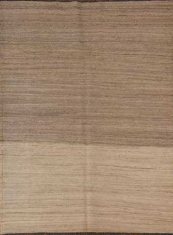 Modern Kilim Earth Tone Area Rug 5x6