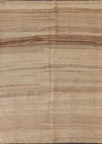 Earth Tone Kilim Modern Area Rug 4x6