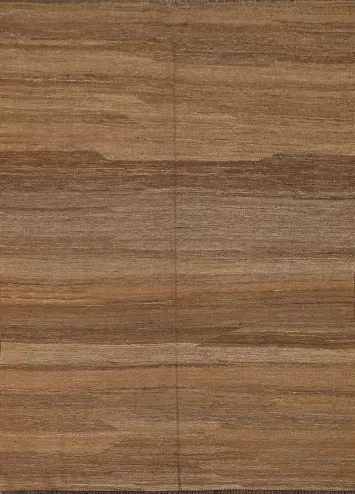 Natural Dye Wool Kilim Modern Area Rug 5x6