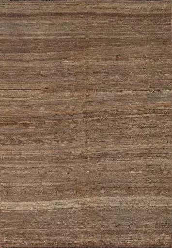Natural Dye Earth Tone Kilim Wool Area Rug 4x6