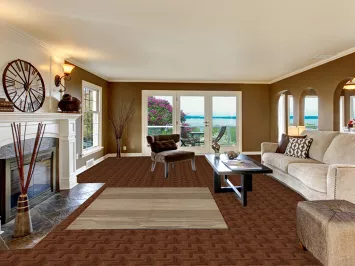 Natural Dye Earth Tone Kilim Wool Area Rug 5x6