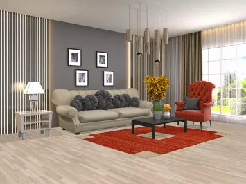 Geometric Gabbeh Kashkoli Modern Area Rug 5x7