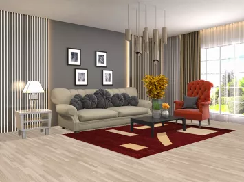 Modern Gabbeh Vegetable Dye Area Rug 6x8