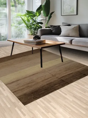 Modern Gabbeh Vegetable Dye Area Rug 7x8