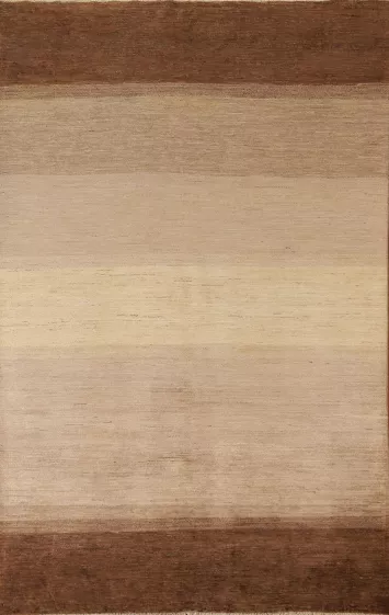 Vegetable Dye Gabbeh Oriental Area Rug 6x8