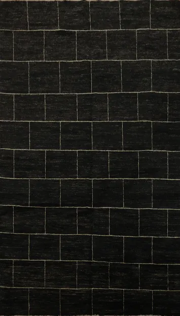 Dark Gabbeh Vegetable Dye Area Rug 6x9 for a Sleek and Stylish Floor Space