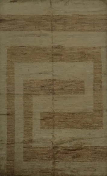 Modern Gabbeh Vegetable Dye Area Rug 7x10