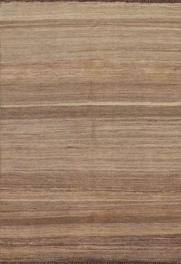 Earth Tone Kilim Modern Area Rug 4x6