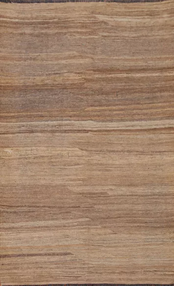 Striped Kilim Modern Area Rug 4x6