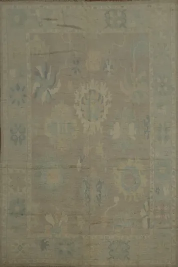 Vegetable Dye Oushak Large Area Rug 10x14
