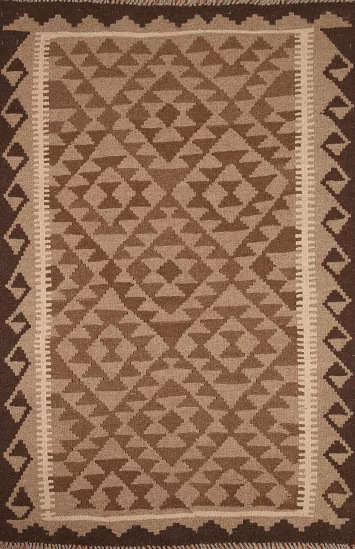 Kilim Reversible Wool Area Rug 3x5