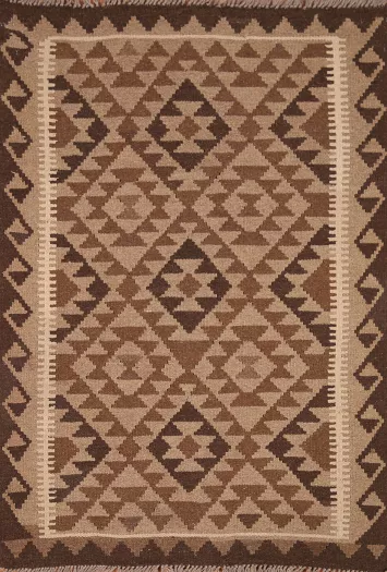 Geometric Kilim Oriental Area Rug 3x5
