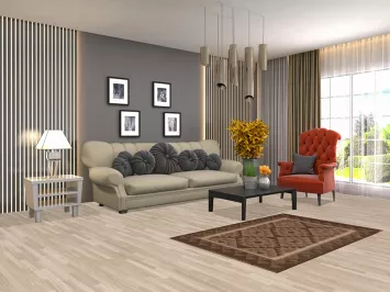 Reversible Wool Kilim Oriental Area Rug 3x5