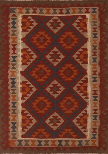 Geometric Kilim Oriental Area Rug 5x7