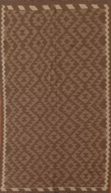 Geometric Kilim Reversible Area Rug 5x8
