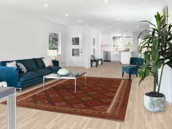 Reversible Wool Kilim Oriental Area Rug 7x10