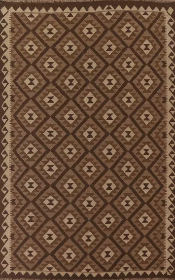 Geometric Kilim Reversible Area Rug 7x10