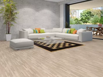 Checkered Gabbeh Modern Area Rug 6x8