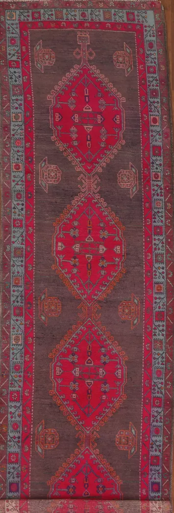 Vintage Ardebil Persian Runner Rug 4x13