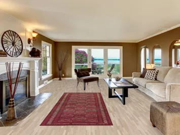 Geometric Wool Ardebil Persian Runner Rug 4x9