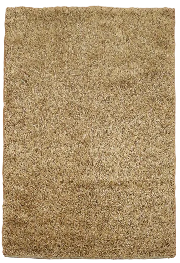Neutral Toned Fluffy Shag Rug Ideal for Living Spaces 5x8
