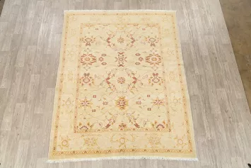 6x8 Oushak Peshawar Oriental Area Rug