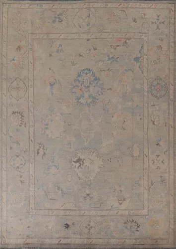 Vegetable Dye Oushak Turkish Area Rug 8x10