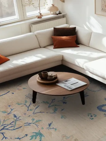 Vegetable Dye Oushak Oriental Area Rug 9x12