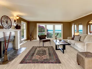 Geometric Ardebil Persian Area Rug 5x10