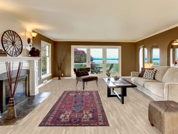 Handmade Meshkin Persian Runner Rug 4x10