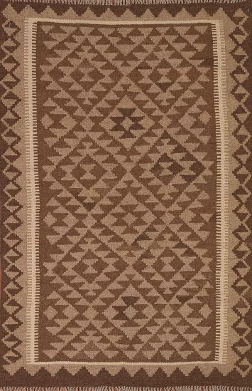 Kilim Reversible Wool Area Rug 3x5