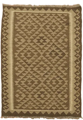 Kilim Reversible Wool Area Rug 3x5