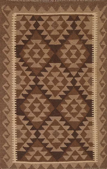 Geometric Kilim Oriental Area Rug 3x5