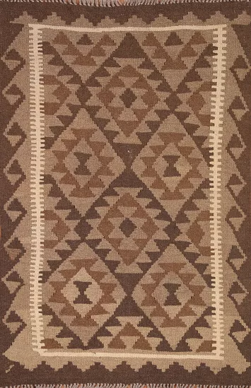 Geometric Kilim Oriental Area Rug 3x5