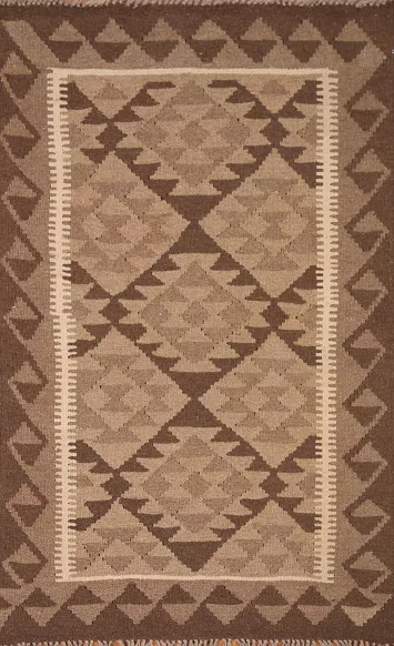 Geometric Kilim Oriental Area Rug 3x5