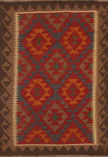 Reversible Kilim Oriental Area Rug 3x5