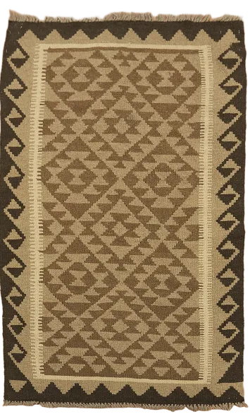 Kilim Reversible Area Rug 3x5