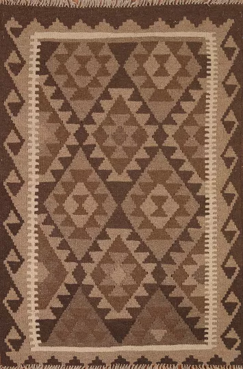 Geometric Kilim Oriental Area Rug 3x5