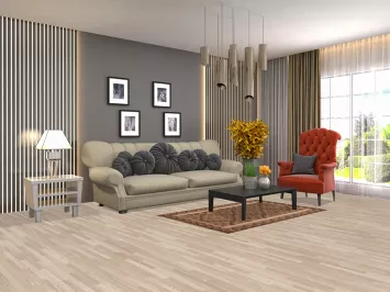 Reversible Wool Kilim Area Rug 3x5