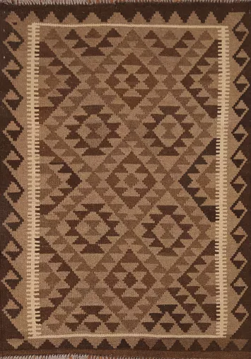 Geometric Kilim Oriental Area Rug 3x5