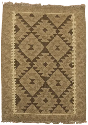 Reversible Wool Kilim Oriental Rug 4x5