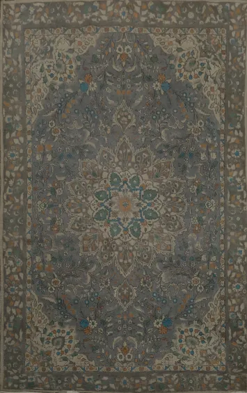Richly Detailed Tabriz Persian Area Rug 8x11 with Middle Eastern Flair