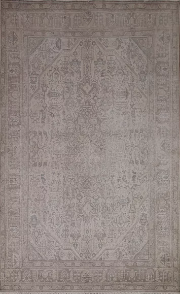 Distressed Tabriz Persian Area Rug 6x10
