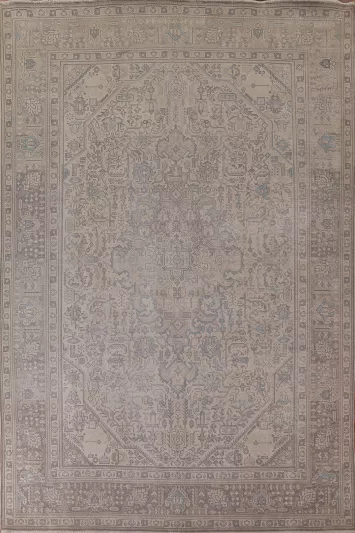 Geometric Tabriz Persian Area Rug 10x13