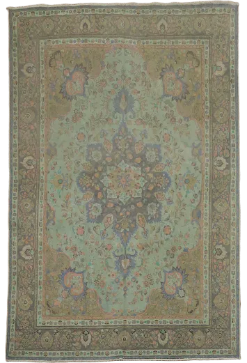Elegant Floral Motif Persian Rug for Timeless Elegance 8x11