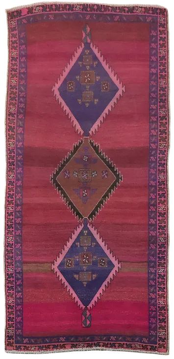 Stunning Rectangular Rug Boasting Bright, Eye-Catching Colors 4x8
