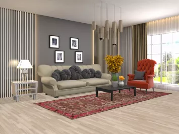 Geometric Ardebil Persian Runner Rug 4x11